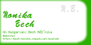 monika bech business card
